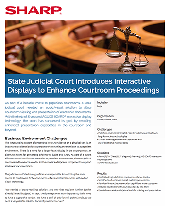 case study on judicial