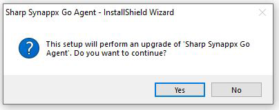 Synappx Go Agent Install Wizard